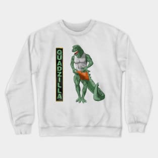 Quadzilla (Version 1) (Color 1) Crewneck Sweatshirt